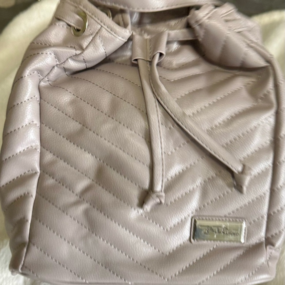 Bella Russo elegant light lavender mini backpack